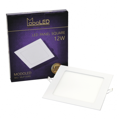 Reccesed square LED panel "MODOLED" 12W 7