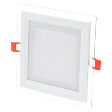 Įmontuojamas kvadratinis LED šviestuvas su stiklu "MODOLED" 12W 3 Įmontuojamas kvadratinis LED šviestuvas su stiklu "MODOLED" 12W 3