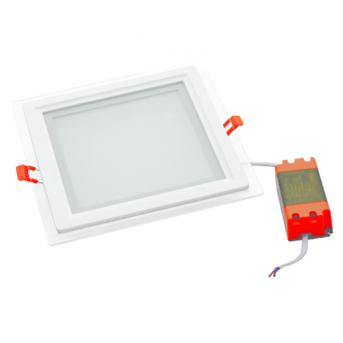 Reccesed square LED panel with glass "VESTA" 18W 5 Reccesed square LED panel with glass "VESTA" 18W 5