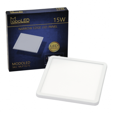 Reccesed square LED panel with adjustable springs "MODOLED" 15W 6 Reccesed square LED panel with adjustable springs "MODOLED" 15W 6