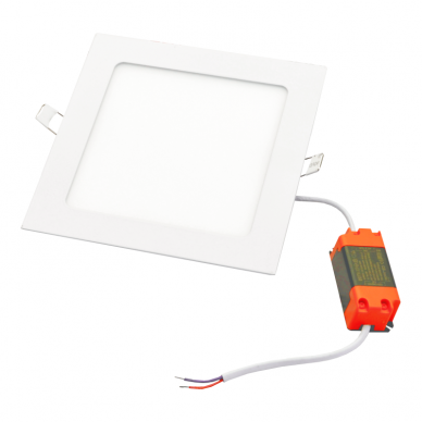 Sisseehitatud neljakandiline LED-paneel "VESTA" 12W 6 Sisseehitatud neljakandiline LED-paneel "VESTA" 12W 6