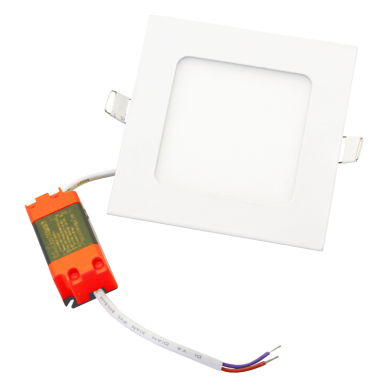 Iebūvējamais kvadrāts LED panelis "VESTA" 3W 6