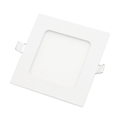 Įmontuojamas kvadratinis LED šviestuvas "VESTA" 6W 1 Įmontuojamas kvadratinis LED šviestuvas "VESTA" 6W 1