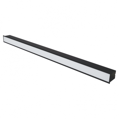 Iebūvējamais melns LED gaismeklis "ESNA" 72W 1 Iebūvējamais melns LED gaismeklis "ESNA" 72W 1