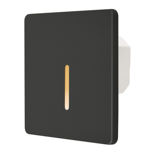 Recessed Square Black LED Stair Light "PORTO" 1.5W (LI) Recessed Square Black LED Stair Light "PORTO" 1.5W (LI)