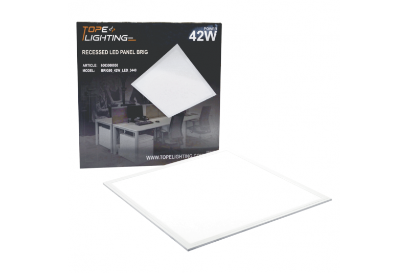 Kwadratowy wpuszczany panel LED „BRIG” 42W 5 Kwadratowy wpuszczany panel LED „BRIG” 42W 5