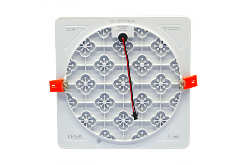 Kwadratowy wpuszczany panel LED „RONDA” 28W 4 Kwadratowy wpuszczany panel LED „RONDA” 28W 4
