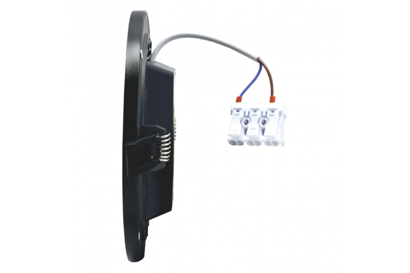 Wpustowy okrągły czarny panel LED „SPLIT” 16W-3000K 4 Wpustowy okrągły czarny panel LED „SPLIT” 16W-3000K 4