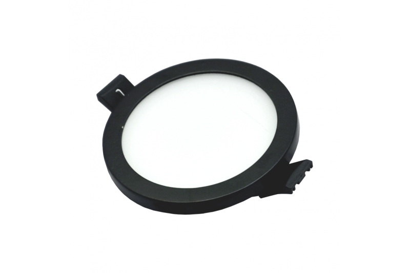 Wpustowy okrągły czarny panel LED „SPLIT” 8W-3000K 3 Wpustowy okrągły czarny panel LED „SPLIT” 8W-3000K 3