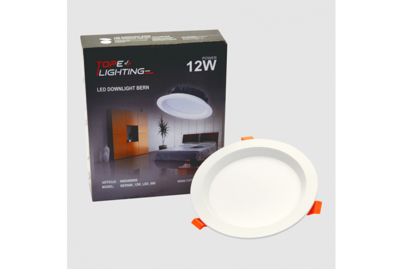 Okrągła wpuszczana oprawa LED typu downlight „BERN” 12W 7 Okrągła wpuszczana oprawa LED typu downlight „BERN” 12W 7