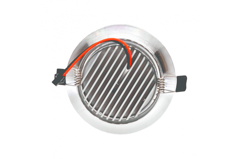 Okrągła wpuszczana metalowa oprawa LED typu downlight „LENS” 5W 4 Okrągła wpuszczana metalowa oprawa LED typu downlight „LENS” 5W 4