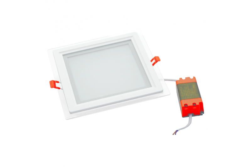 Kwadratowy wpuszczany panel LED z szybą „MODOLED” 18W 5 Kwadratowy wpuszczany panel LED z szybą „MODOLED” 18W 5
