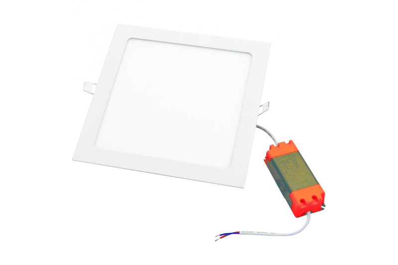Kwadratowy wpuszczany panel LED „VESTA” 18W 6 Kwadratowy wpuszczany panel LED „VESTA” 18W 6