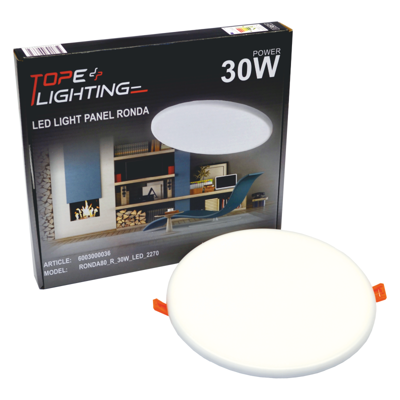 Reccesed round LED panel "RONDA" 28W 6 Reccesed round LED panel "RONDA" 28W 6