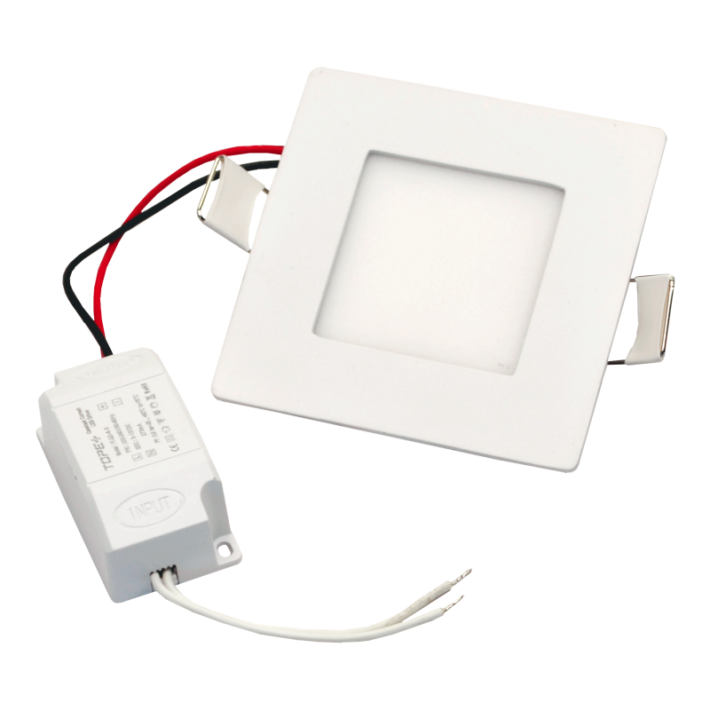 Reccesed square LED panel "AIRA" 3W 6 Reccesed square LED panel "AIRA" 3W 6