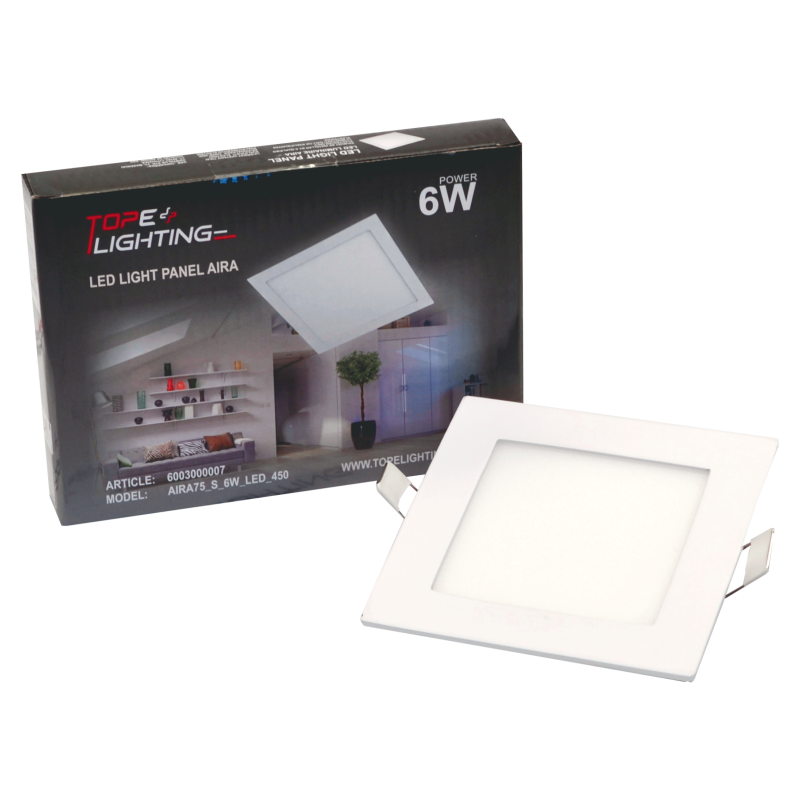 Sisseehitatud neljakandiline LED-paneel "AIRA" 6W 7 Sisseehitatud neljakandiline LED-paneel "AIRA" 6W 7
