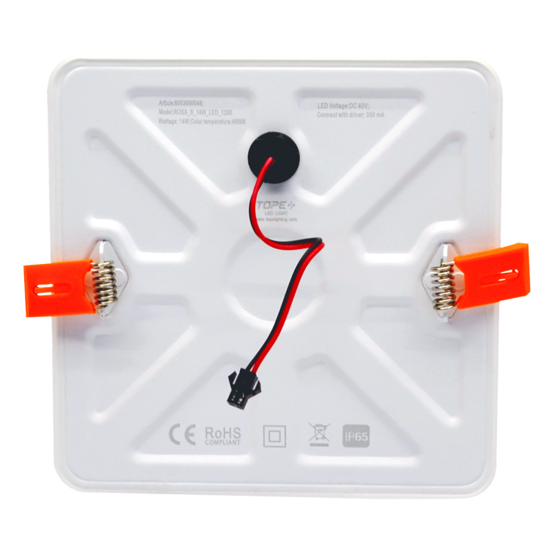 Reccesed square LED panel "ROSA" 14W 4 Reccesed square LED panel "ROSA" 14W 4