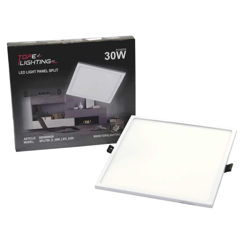 Split 30W-4000K квадрат встраиваемая светодиодная панель 6 Split 30W-4000K квадрат встраиваемая светодиодная панель 6