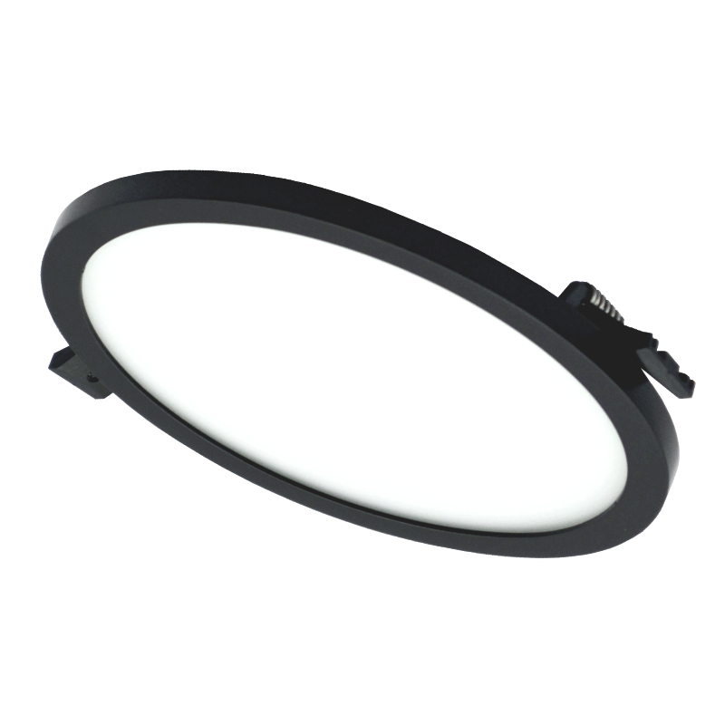 Reccesed round black LED panel "SPLIT" 16W-3000K Reccesed round black LED panel "SPLIT" 16W-3000K