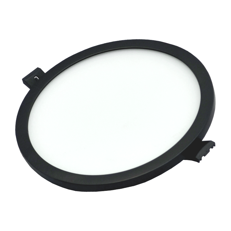 Reccesed round black LED panel "SPLIT" 16W-3000K 3 Reccesed round black LED panel "SPLIT" 16W-3000K 3