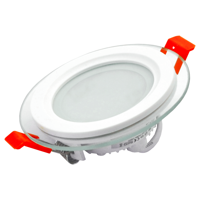 Reccesed round LED panel with glass "MODOLED" 6W 1 Reccesed round LED panel with glass "MODOLED" 6W 1