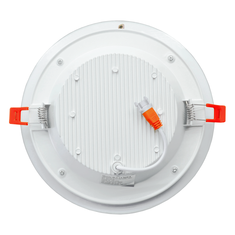 Įmontuojamas apvalus LED šviestuvas su stiklu "VESTA" 18W 4 Įmontuojamas apvalus LED šviestuvas su stiklu "VESTA" 18W 4