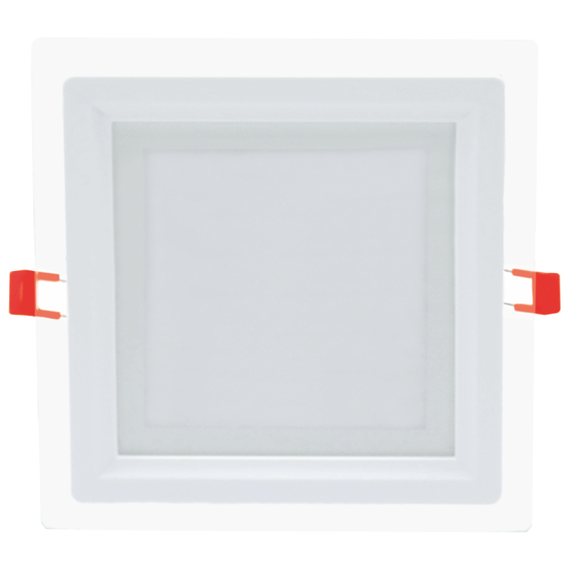 Sisseehitatud neljakandiline LED-paneel klaasiga "MODOLED" 18W 2 Sisseehitatud neljakandiline LED-paneel klaasiga "MODOLED" 18W 2