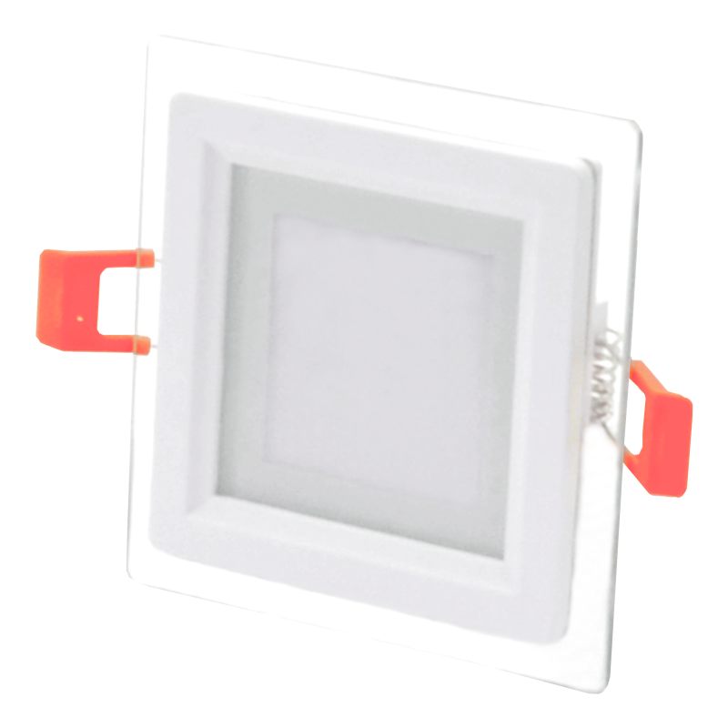 Reccesed square LED panel with glass "MODOLED" 6W 3 Reccesed square LED panel with glass "MODOLED" 6W 3