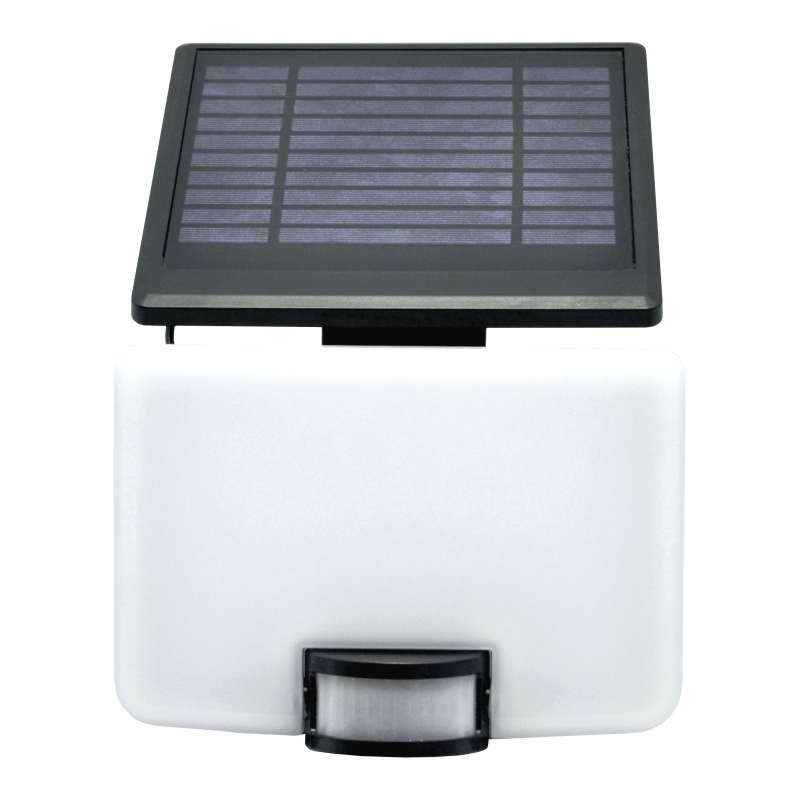 Black LED floodlight with solar batery and PIR sensor "VISTA" 10W 1 Black LED floodlight with solar batery and PIR sensor "VISTA" 10W 1