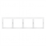 Four gang white frame "BORA"