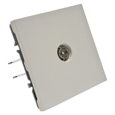 Cream TV antenna socket "BORA" (without frame) 1 Cream TV antenna socket "BORA" (without frame) 1