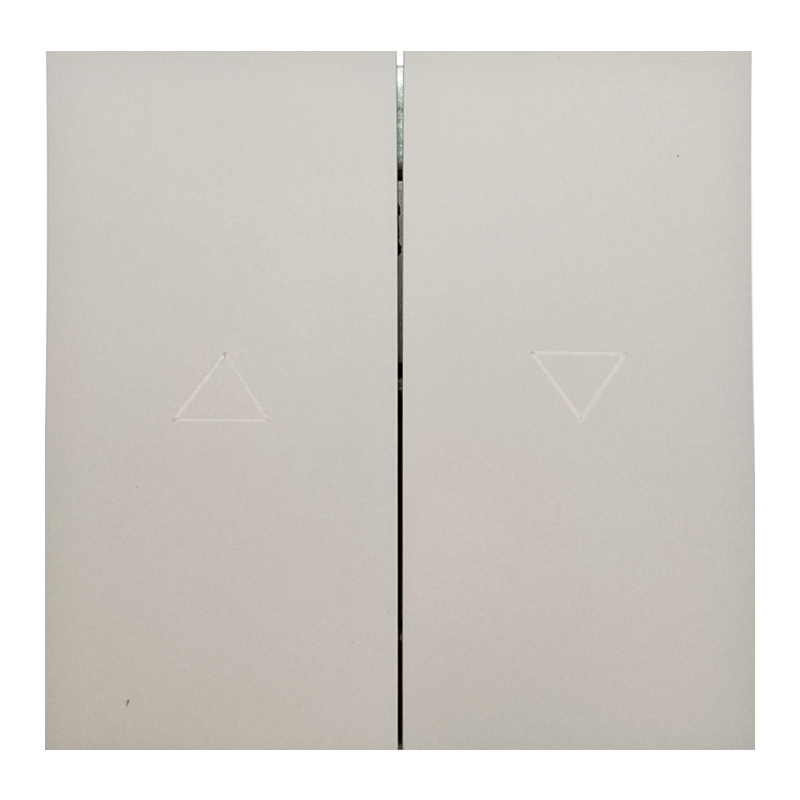Cream blinds switch "BORA" (without frame)