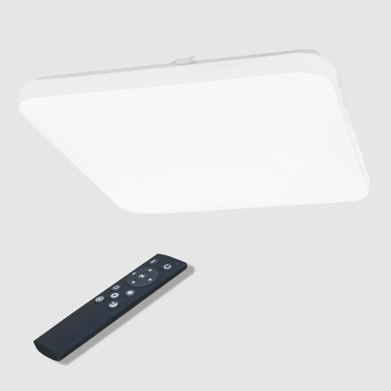 Kvadratinis lubinis LED šviestuvas "SOPOT" 2x24W 5