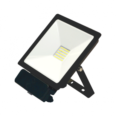 LED floodlight with microwave sensor "TOLEDOSENS" 30W 2