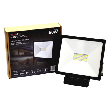 LED-väliprožektor liikumisanduriga "TOLEDOSENS" 50W 6 LED-väliprožektor liikumisanduriga "TOLEDOSENS" 50W 6