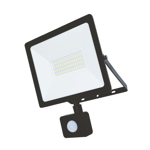 LED floodlight with PIR sensor "TOLEDOSENS PRO" 50W