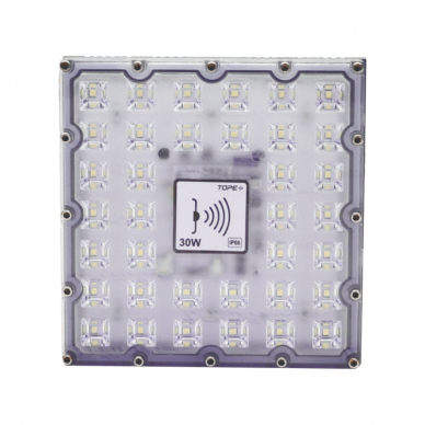 LED lauko prožektorius su mikrobangų sensoriumi "BRENTSENS" 30W 3