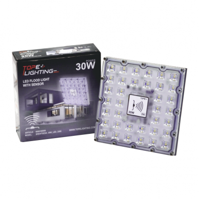 LED floodlight with microwave sensor "BRENTSENS" 30W 6