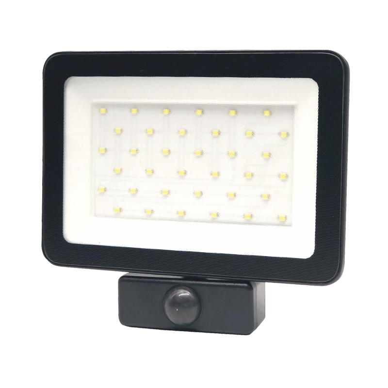 LED floodlight with PIR sensor "TAMASENS" 30W LED floodlight with PIR sensor "TAMASENS" 30W