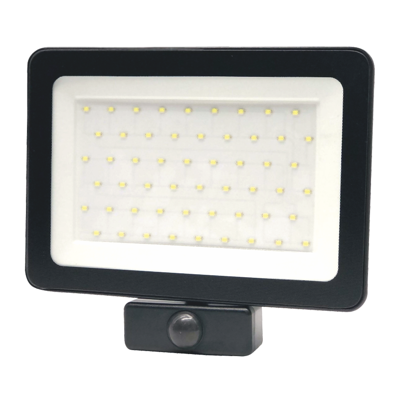 LED floodlight with PIR sensor "TAMASENS" 50W LED floodlight with PIR sensor "TAMASENS" 50W