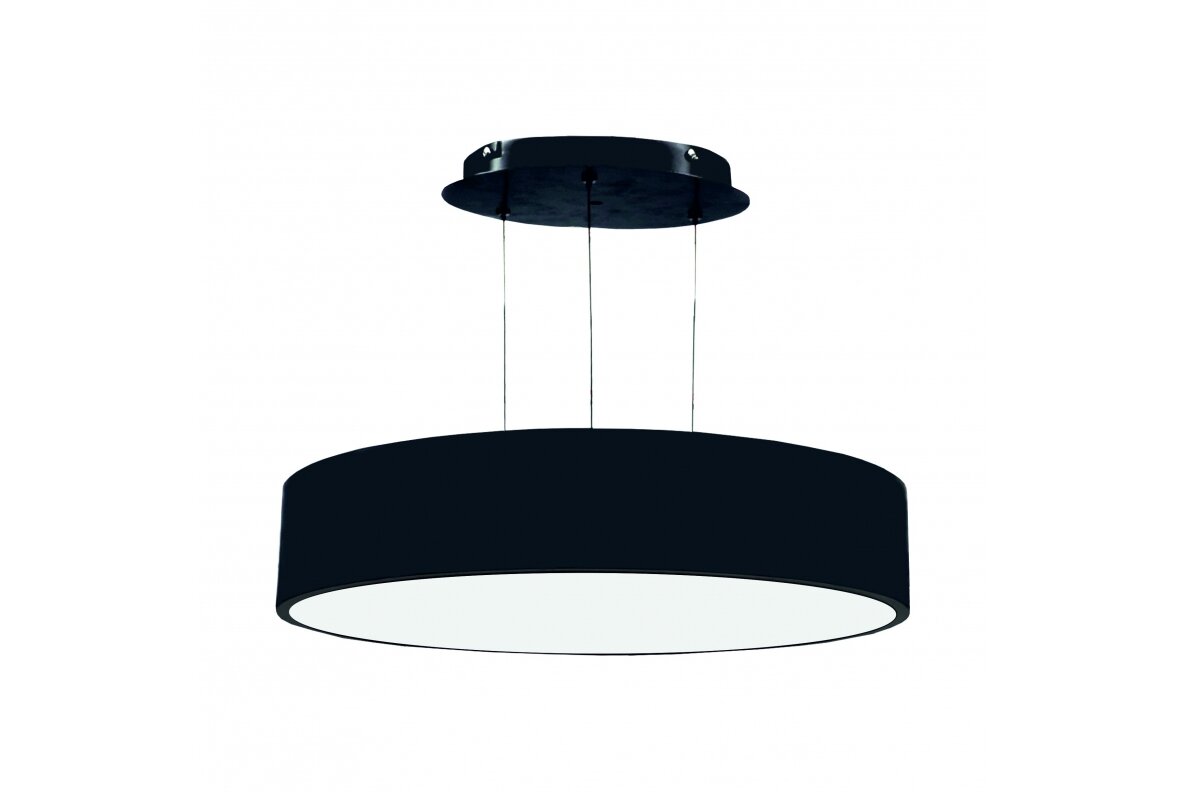 Okrągła czarna oprawa sufitowa LED „MORA” 60W Okrągła czarna oprawa sufitowa LED „MORA” 60W