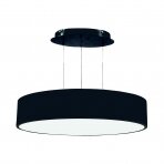 Ceiling round black LED luminaire "MORA" 70W