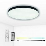 Black LED ceiling light "BOSTON" 2x36W Black LED ceiling light "BOSTON" 2x36W