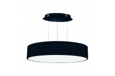 Okrągła czarna oprawa sufitowa LED „MORA” 60W