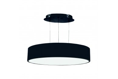 Okrągła czarna oprawa sufitowa LED „MORA” 60W Okrągła czarna oprawa sufitowa LED „MORA” 60W