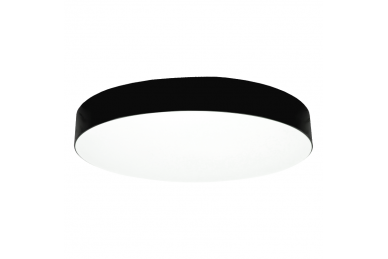 Okrągła czarna oprawa sufitowa LED „MORA” 70W 1