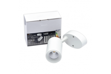 Biała lampa sufitowa LED „TELA” 10W-3000K 10