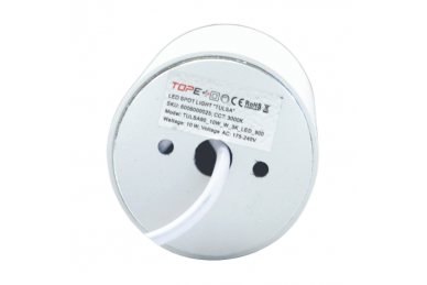 Biała lampa sufitowa LED „TULSA” 10W 4 Biała lampa sufitowa LED „TULSA” 10W 4