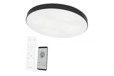 Czarna lampa sufitowa LED „BOLTON” 60W Czarna lampa sufitowa LED „BOLTON” 60W