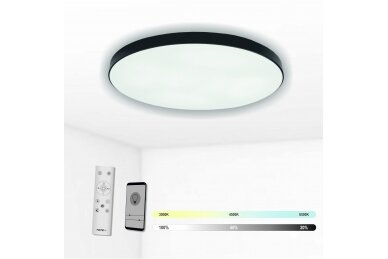 Czarna lampa sufitowa LED „BOSTON” 2×36W Czarna lampa sufitowa LED „BOSTON” 2×36W
